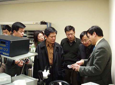 USTC delegation visiting